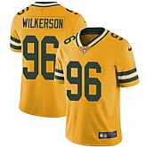 Nike Men & Women & Youth Packers 96 Muhammad Wilkerson Yellow NFL Vapor Untouchable Limited Jersey,baseball caps,new era cap wholesale,wholesale hats